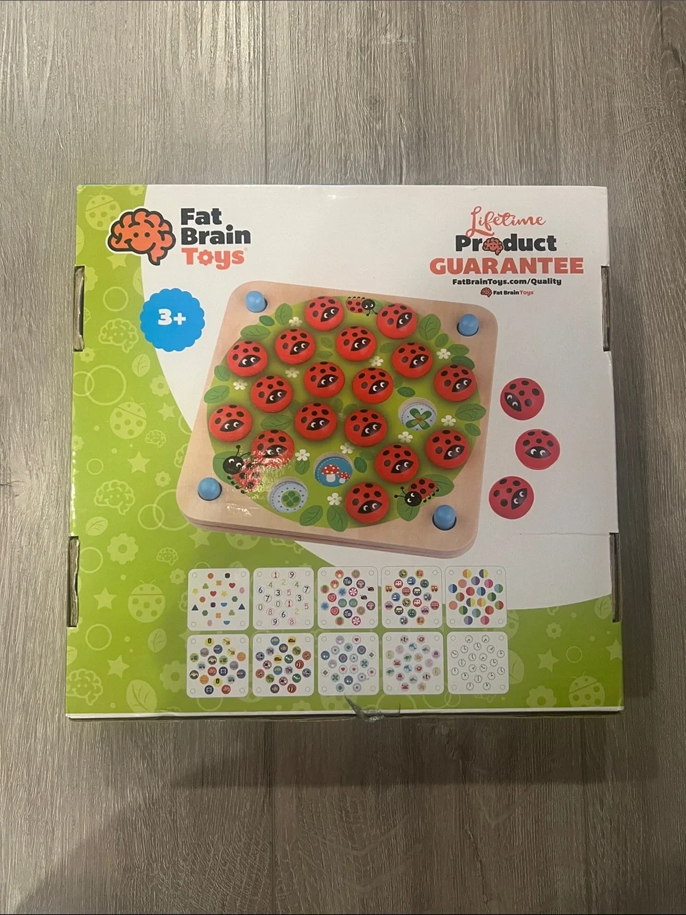Fat Brain Toys Ladybug's Garden Memory Game NWT NIB